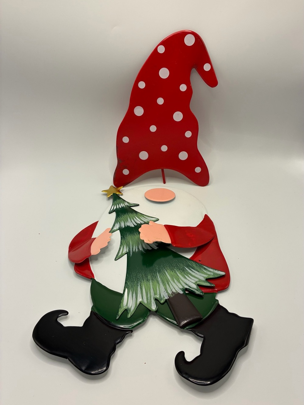 Christmas Gnome Figurines Set - Red & Green Festive Lawn Decor